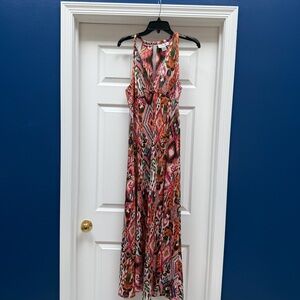 Vibrant Patterned Maxi Dress